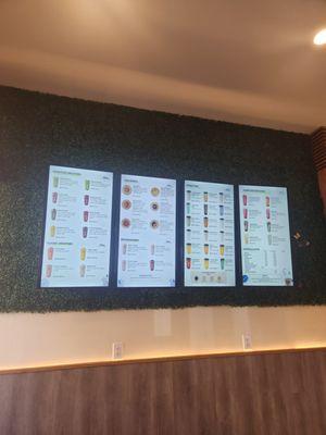 Tea Spot menu