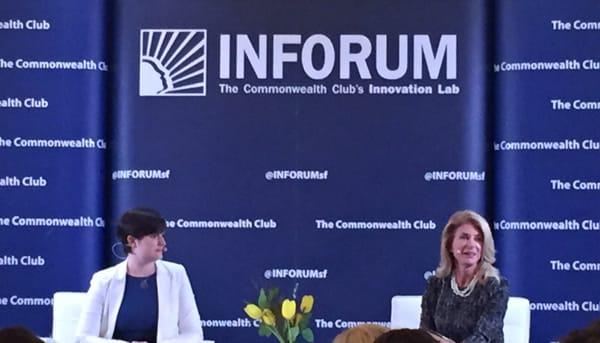 Author & Former politician Wendy Davis from Texas speaking at Inforum talk #inforumsf.