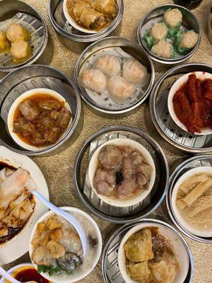 Full dim sum spread @tiffhuangry