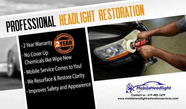 Headlight Restoration in San Diego.