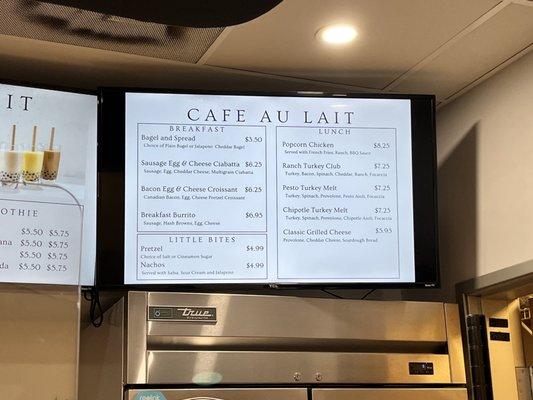 Updated menu 6/2022