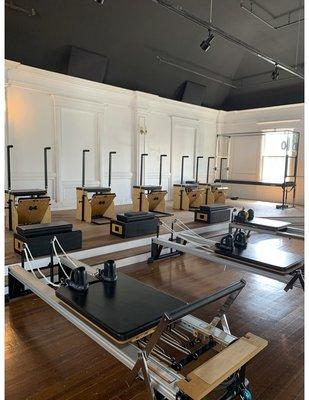 Maine Pilates uses Stott Reformers - the best in the business.