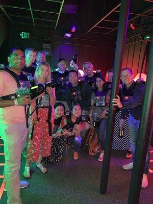 Fun group for some laser tagging!