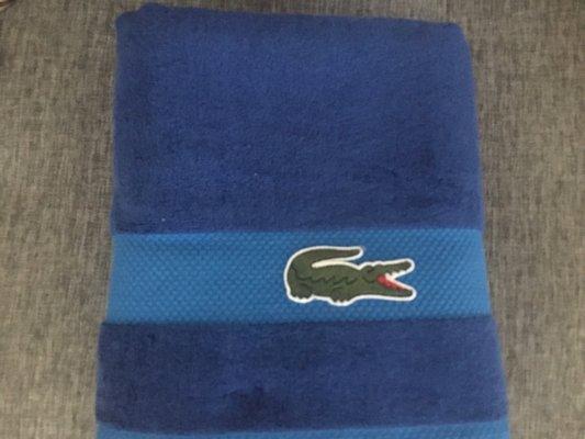 Lacoste Heritage Bath Towel