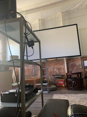 Projector to watch movies , shows , sports !