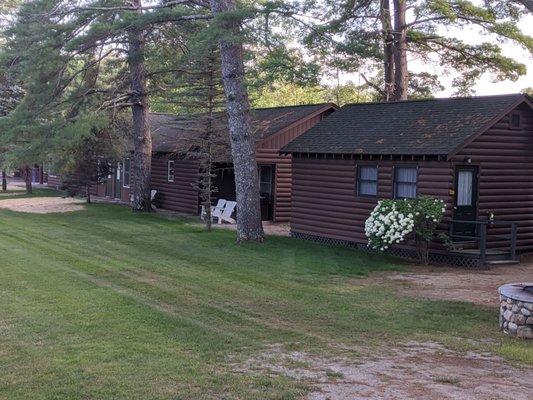 Cabins for the camp