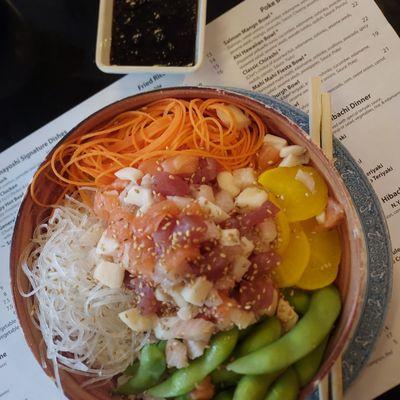 Classic Chirashi poke bowl