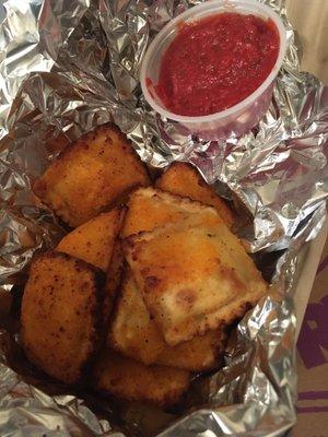 Toasted Toasted Cheese Ravioli