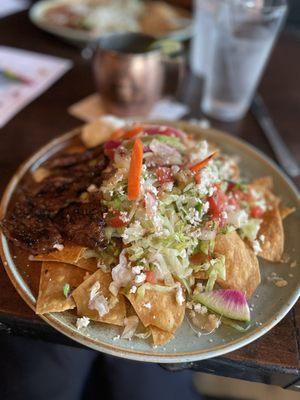 Steak Tostada