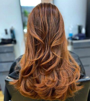 Loving this Cowboy Copper Trend! Call Studio B Salon today!