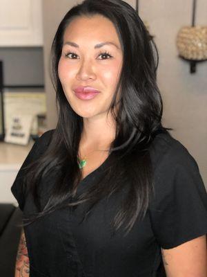 Kim specializes in body wraps and SudaTonic