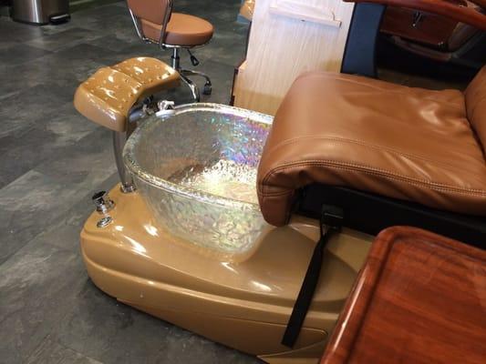 Glass pedicure bowls