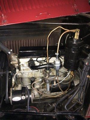 1928 Chevrolet engine tuned and adjusted for maximum performance by Craig's Auto