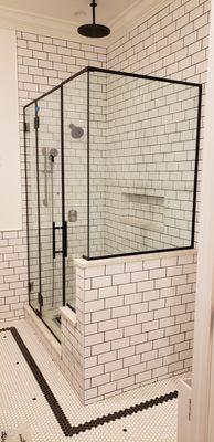 Custom Heavy Glass Shower Door