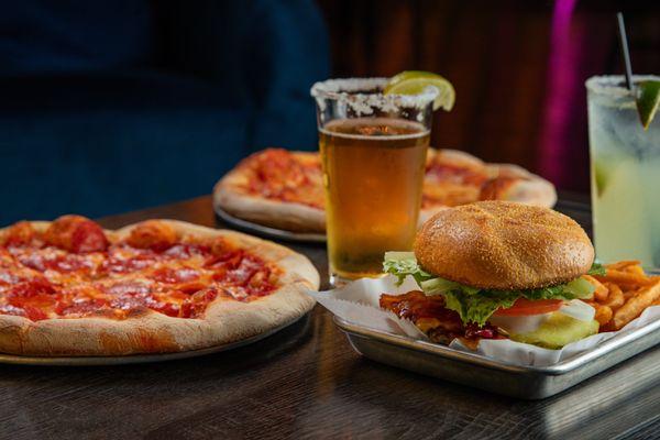 What is better than a cold beer and a juicy burger