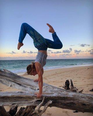 Handstand with Dawn