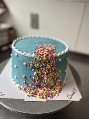 Tiffany sprinkle cake