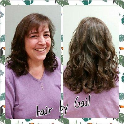 Debbie loves her lowlites and cut by Gail.