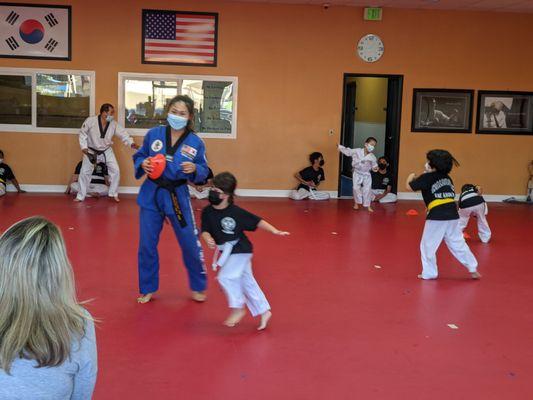 Kids having fun and getting exercise. What more can you ask for?