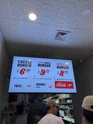 Inside menu