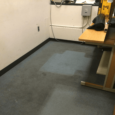 Dirty office carpets