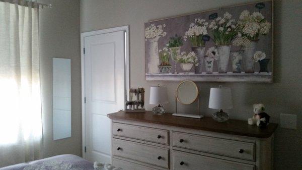 This dresser is well made and sturdy, as well as beautiful. And it came fully assembled.