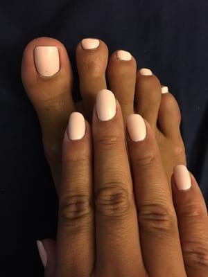 Essie "Fiji" Mani-Pedi !  Nail tech: Sabrina 3