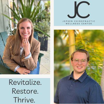 Chiropractors and Owners: Dr. Megan Jepsen & Dr. Andrew Jepsen