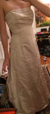 My dress before alterations!