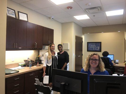 Centra Care S. Orange Ave front desk crew. Very caring staff!