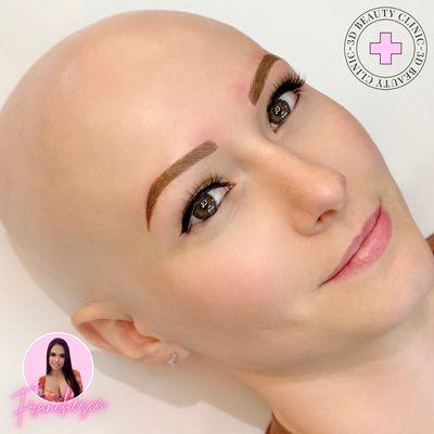 Alopecia solution for eyebrows