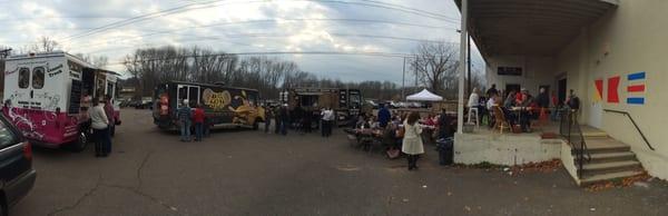 Three food trucks today