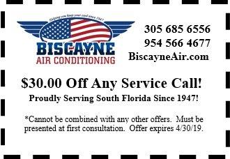 In business for over 70 years, you can count on Biscayne Air Conditioning for all of your air conditioning and refrigeration needs!