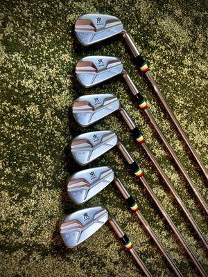 Miura MC-501 5-PW with custom ferrules from BB&F Co. and Oban CT115 shafts built by Jeff at Fairway Golf. Awesome work!