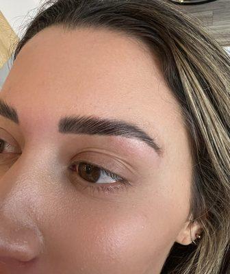 Brow tint, lamination, and wax