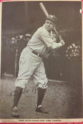 Babe Ruth Picture packed and shipped.