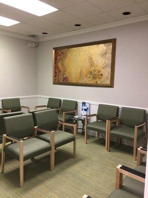 Our new waiting room is so comfortable!