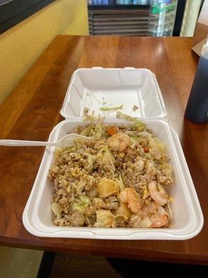 Shrimp Fried Rice with Pineapple