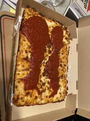 Detroit Style Pizza