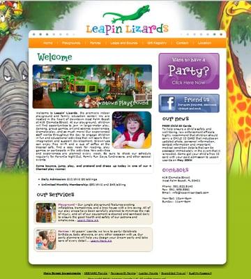 Leapin Lizards Website