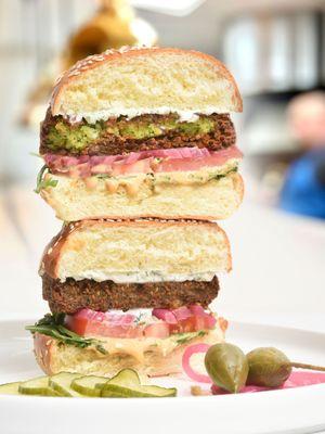 VEGETARIAN FALAFEL BURGER