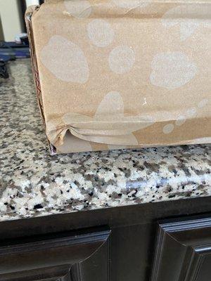 Damaged box