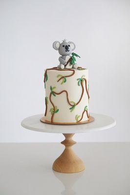 4" Koala Jungle Cake