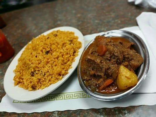 Rice and beef stew on a Monday. Rated 5/5.