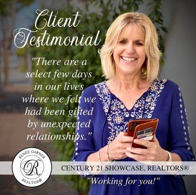 client testimonial