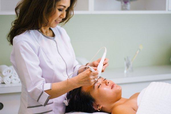 We offer microcurrent, LED phototherapy & dermaplaning services.