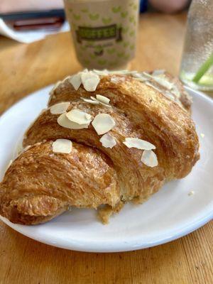 Almond croissant.