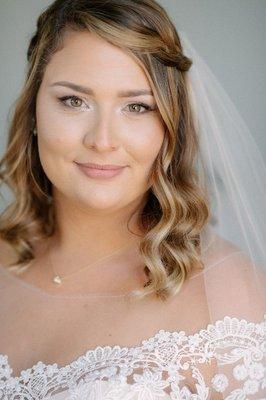 Gorgeous bride
Color by Cristina 
Bridal hair by Amy
Makeup by Jessica