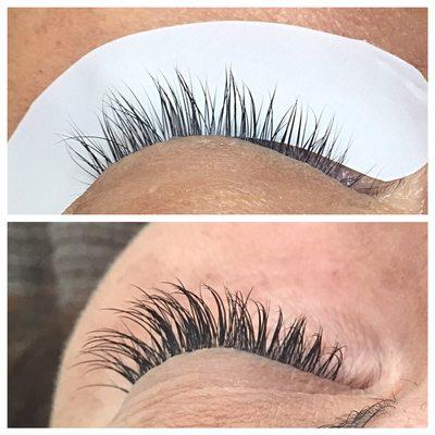 Added a little length and volume with our classic lash set.