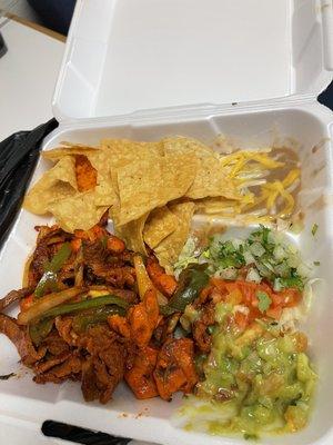 Fajita Chicken & Asada Plate